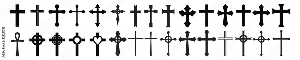 Christian cross vector Jesus Christ, religion symbol, Easter, Christening. Holy Spirit. Religious. Baptism Christening Invitation	