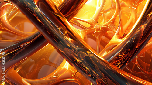 Medical research blog headers enhanced by glowing topaz abstracts.