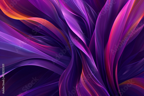 Vibrant violet design energizes with lively colors, creating an engaging atmosphere.
