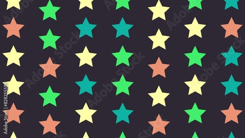 Wallpaper Mural seamless pattern with stars Torontodigital.ca