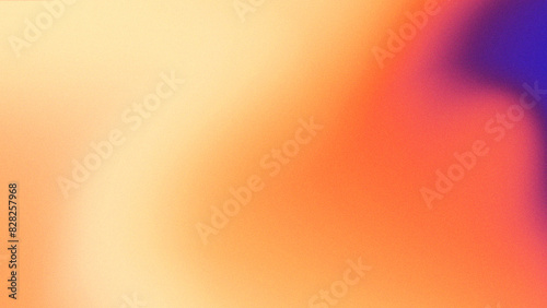 warm orange gradation background and grain effect