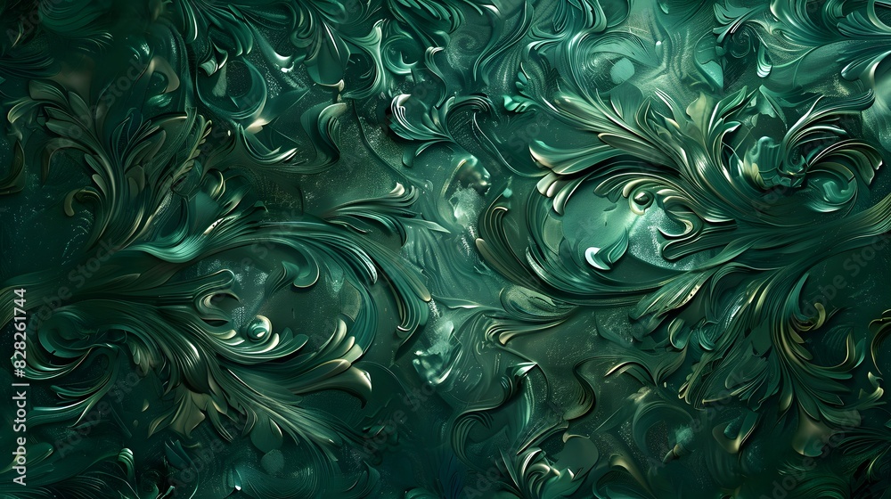 Dark green product background. Dark green product background.