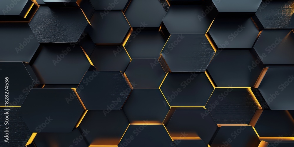 hexagonal hi-tech pattern background hexagonal hi-tech pattern background