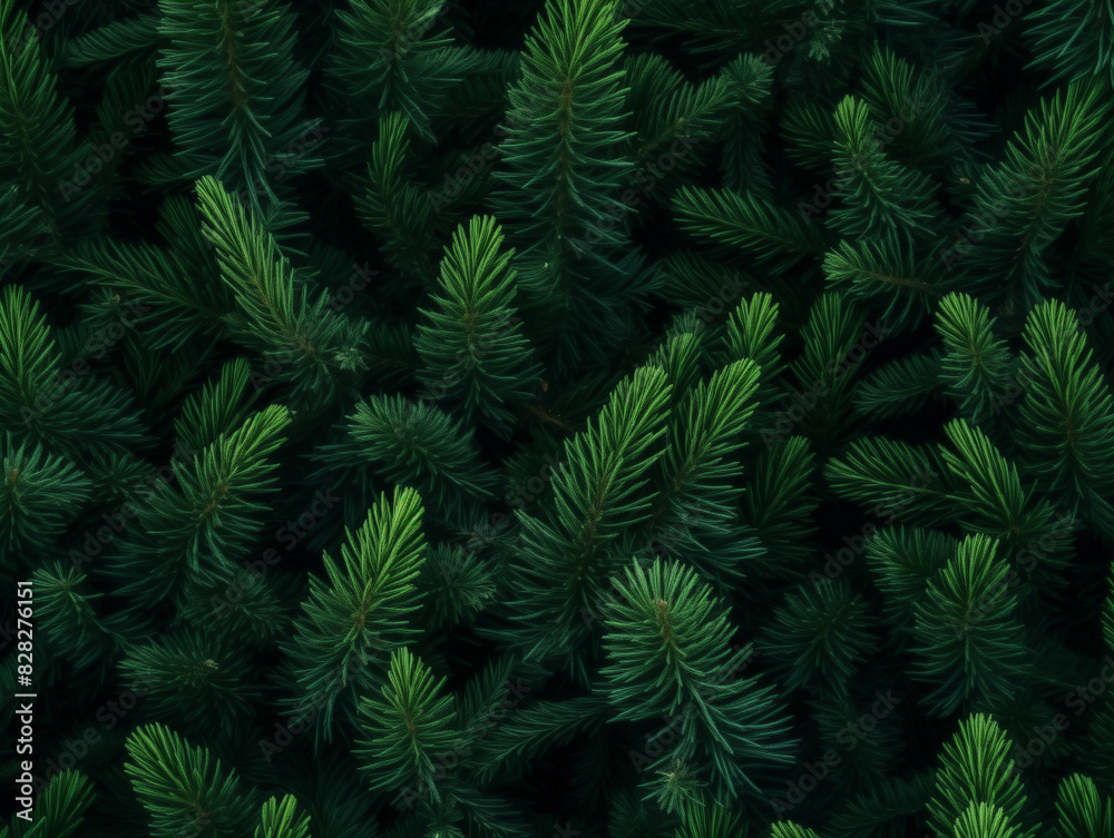 a close up of a pine tree with green needles