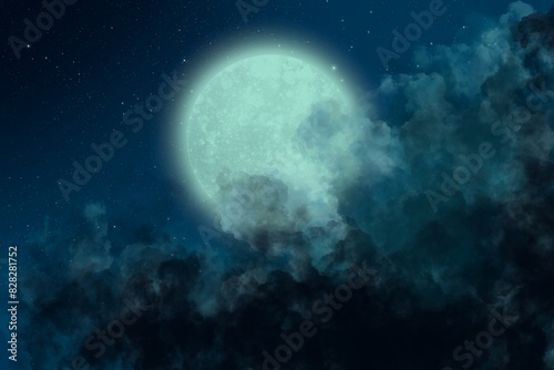 Wallpaper Mural night sky with stars Torontodigital.ca