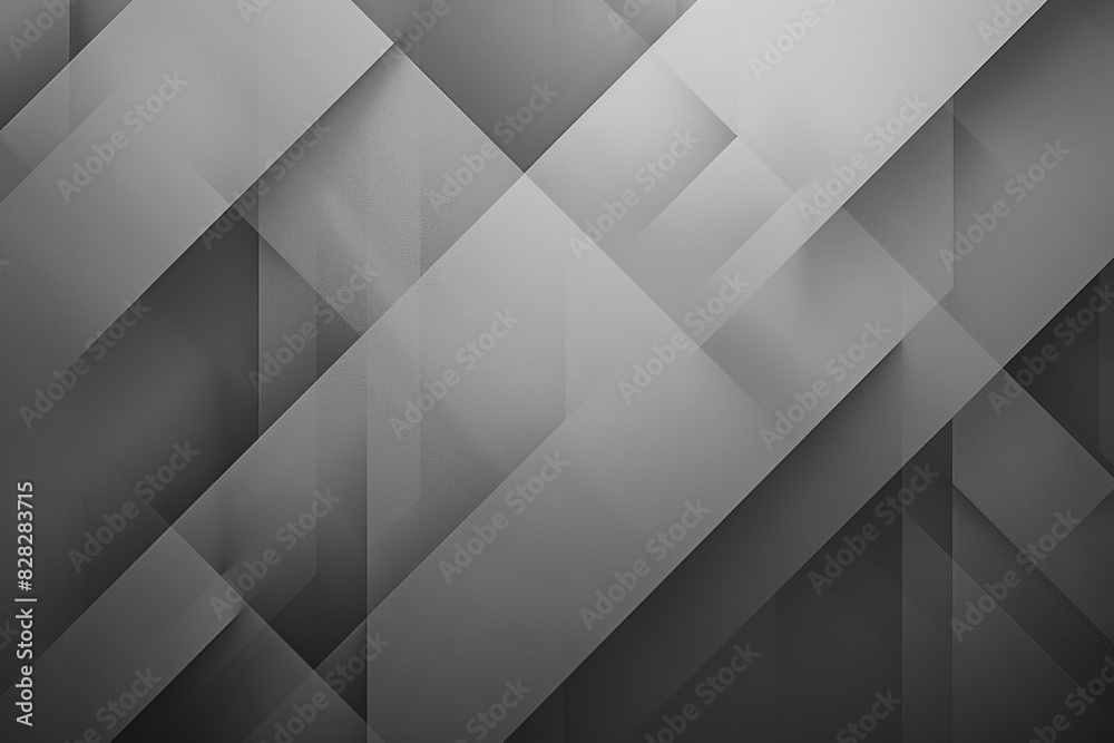 Obraz premium Geometric minimalist design in grayscale tones with a duotone gradient.