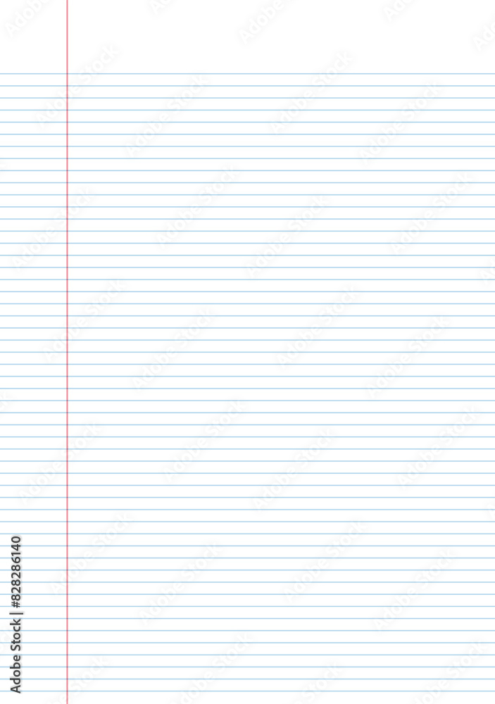 Naklejka premium Notebook paper background. Blank pages of a notebook