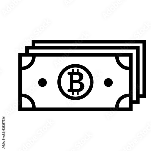 ビジネスアイコン「ビットコイン」