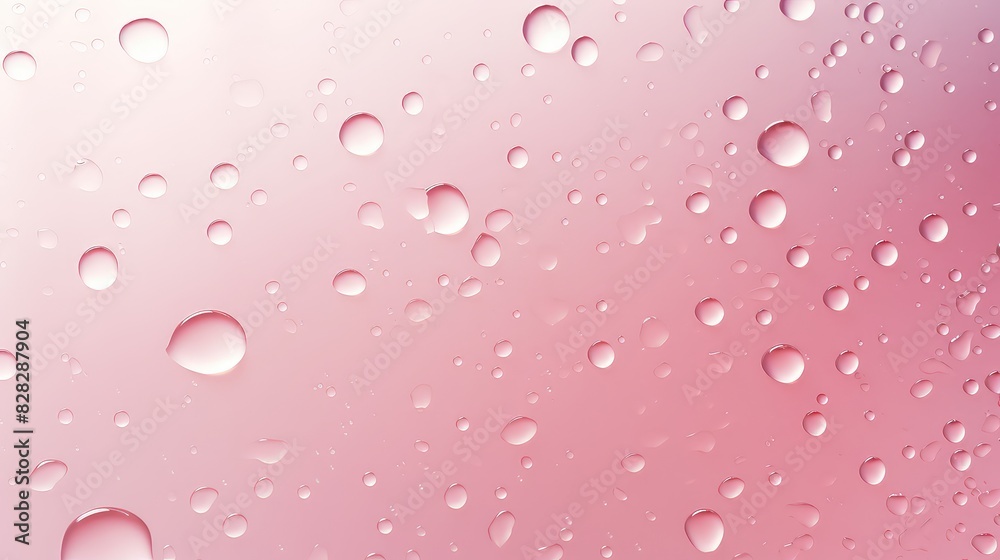 dew-covering pale pink background
