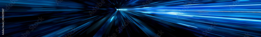 A blue light with a dark background A blue light with a dark background