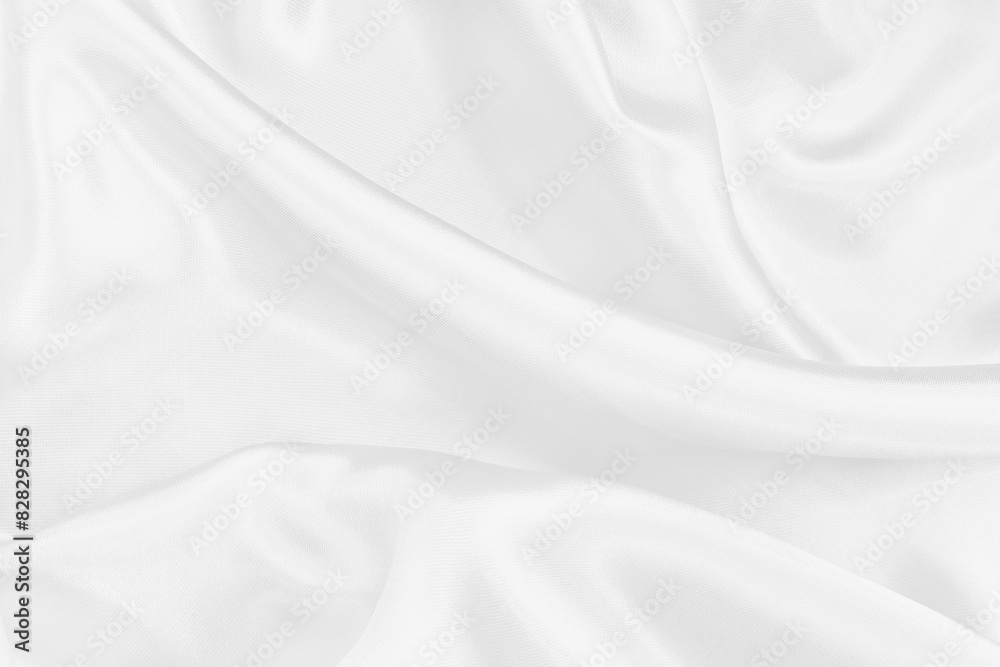 White fabric cloth texture for background and design art work, beautiful crumpled pattern of silk or linen.. White fabric cloth texture for background and design art work, beautiful crumpled pattern of silk or linen..