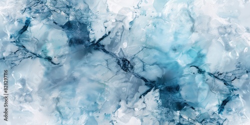 Marble texture White color Blue neon Modern High quality parts 