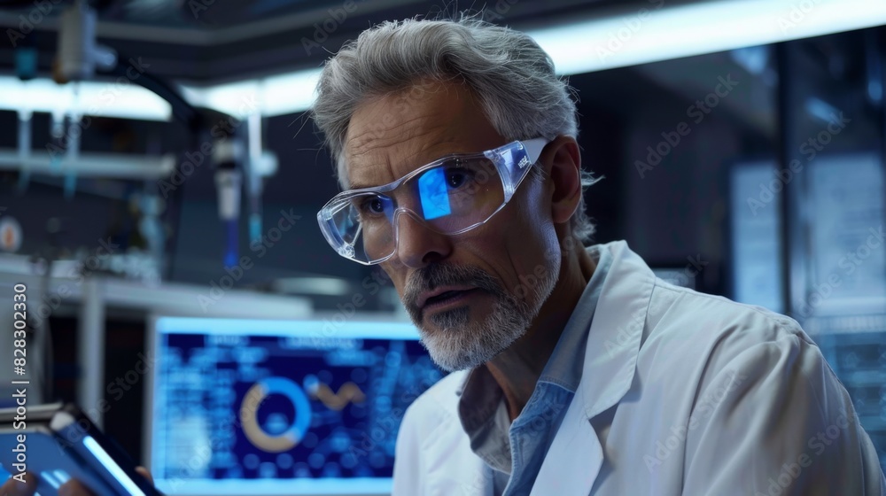 The focused laboratory scientist The focused laboratory scientist