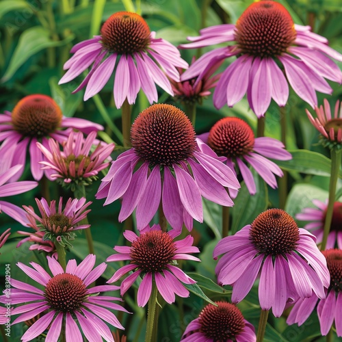  Vivid Purple Flower Field 