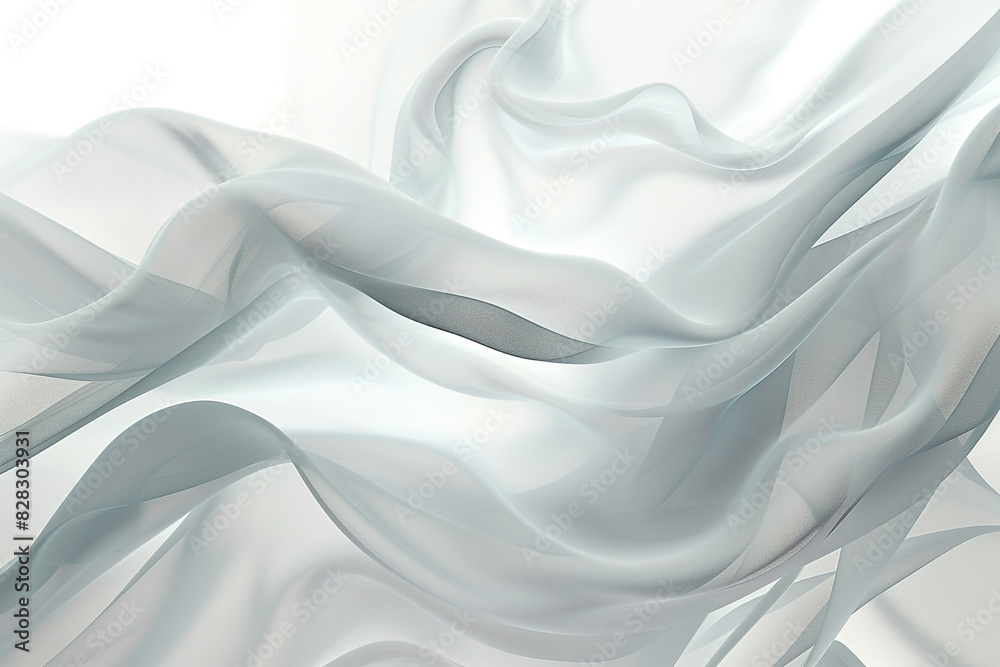 Obraz premium Soft grey and white abstract perfect for contemporary art spaces.