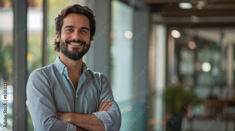 Fototapeta premium The smiling young professional