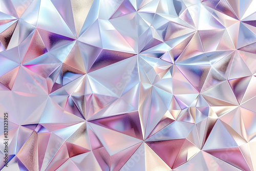 Radiant geometric diamonds in platinum shades provide a luxurious, opulent feel.