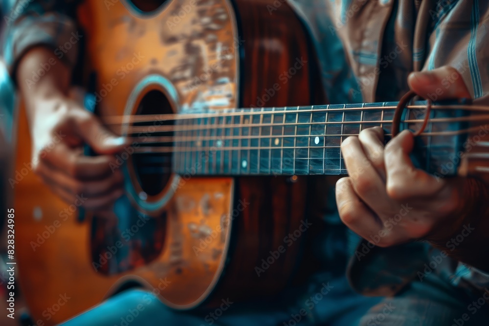 Fototapeta premium Lyrics tell the story of the song, providing meaning and connecting with listeners on a personal level