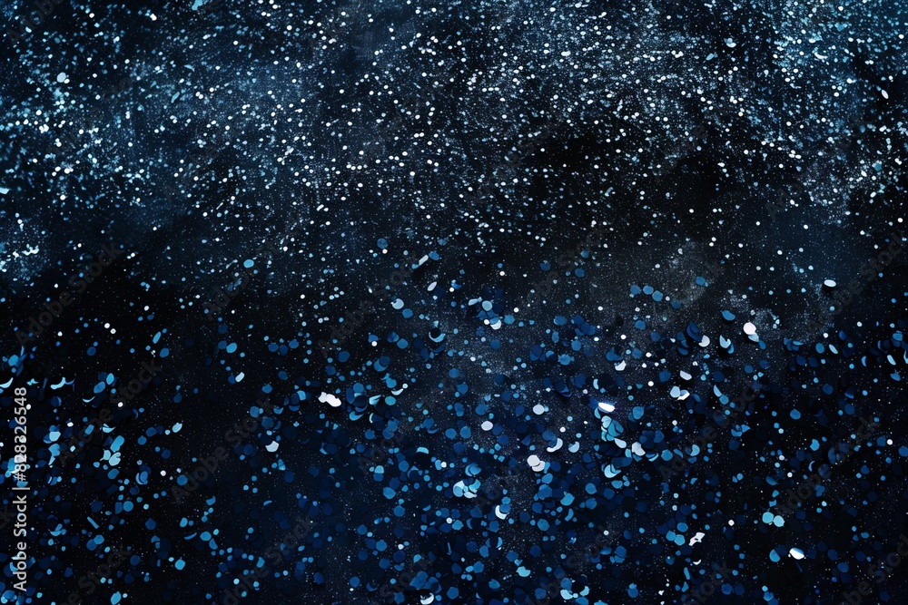 Obraz premium Background Blue Navy Black Abstract Glittering Pattern Noise Dark Texture Design template for presentation, flyer, card, poster, brochure, banner 
