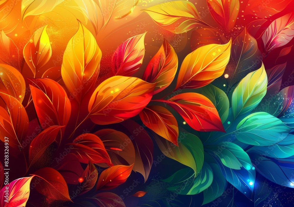 Colorful leaves of autumn Colorful leaves of autumn