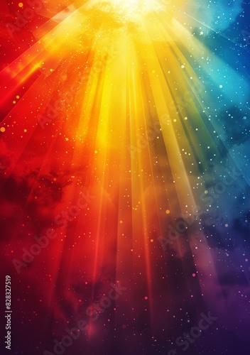 Celestial Radiance: Divine Beams of Light from Heaven