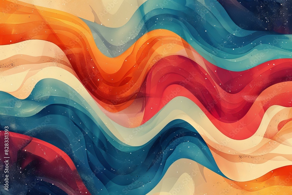 Wavy colorful abstract background Wavy colorful abstract background