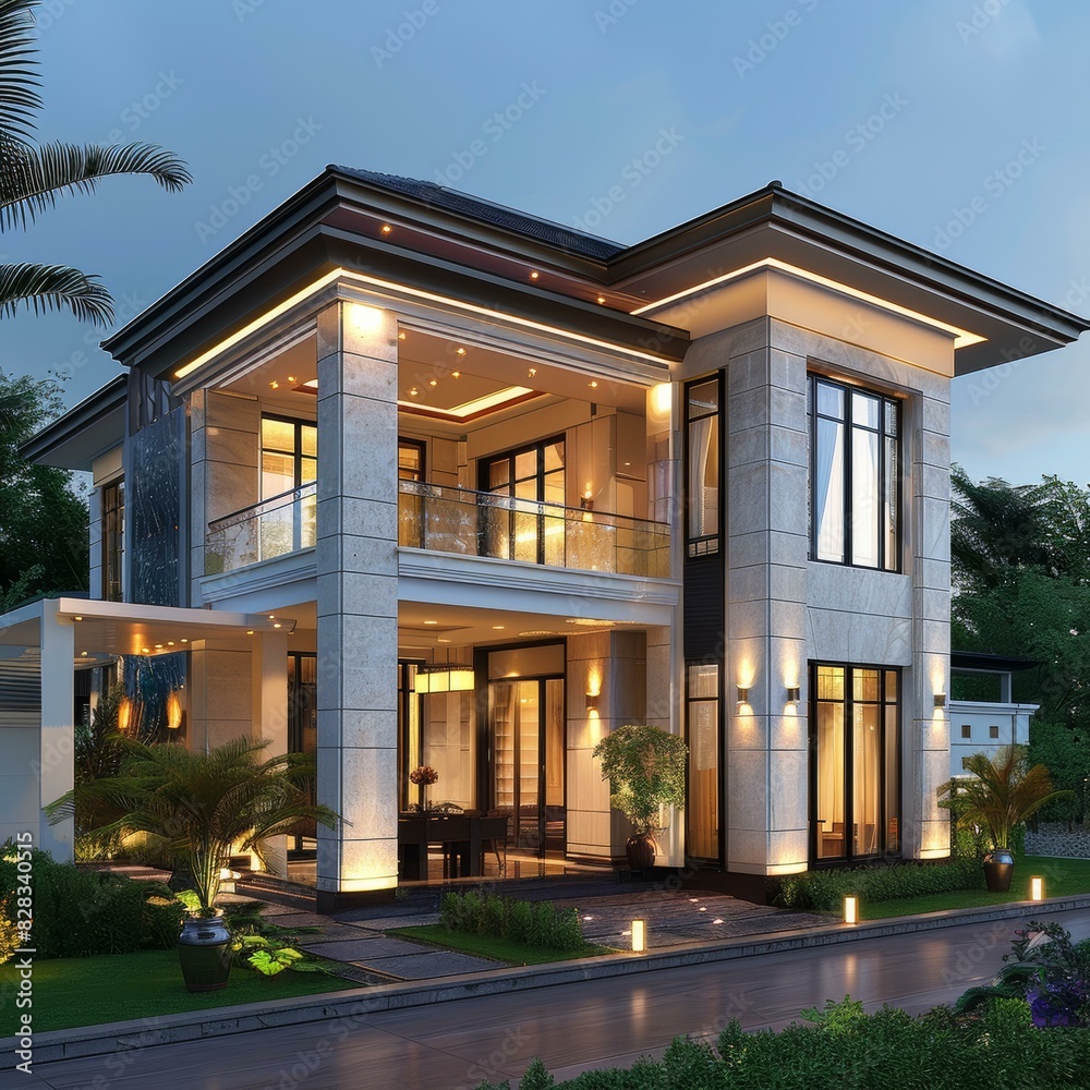 A modern style villa A modern style villa