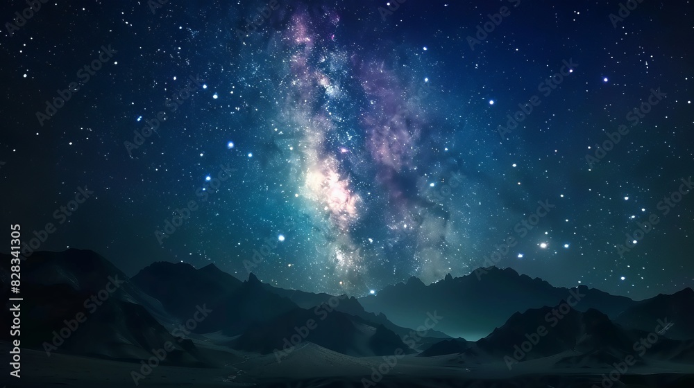 The milky way over the swiss alps The milky way over the swiss alps