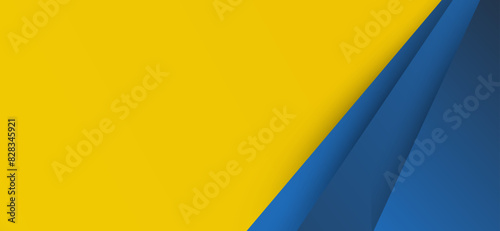 The ample yellow space on the left provides a balanced background for additional content or branding.