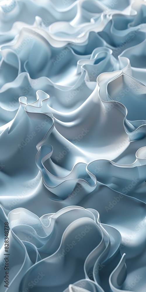 Fototapeta premium Ocean Waves Satin Flow