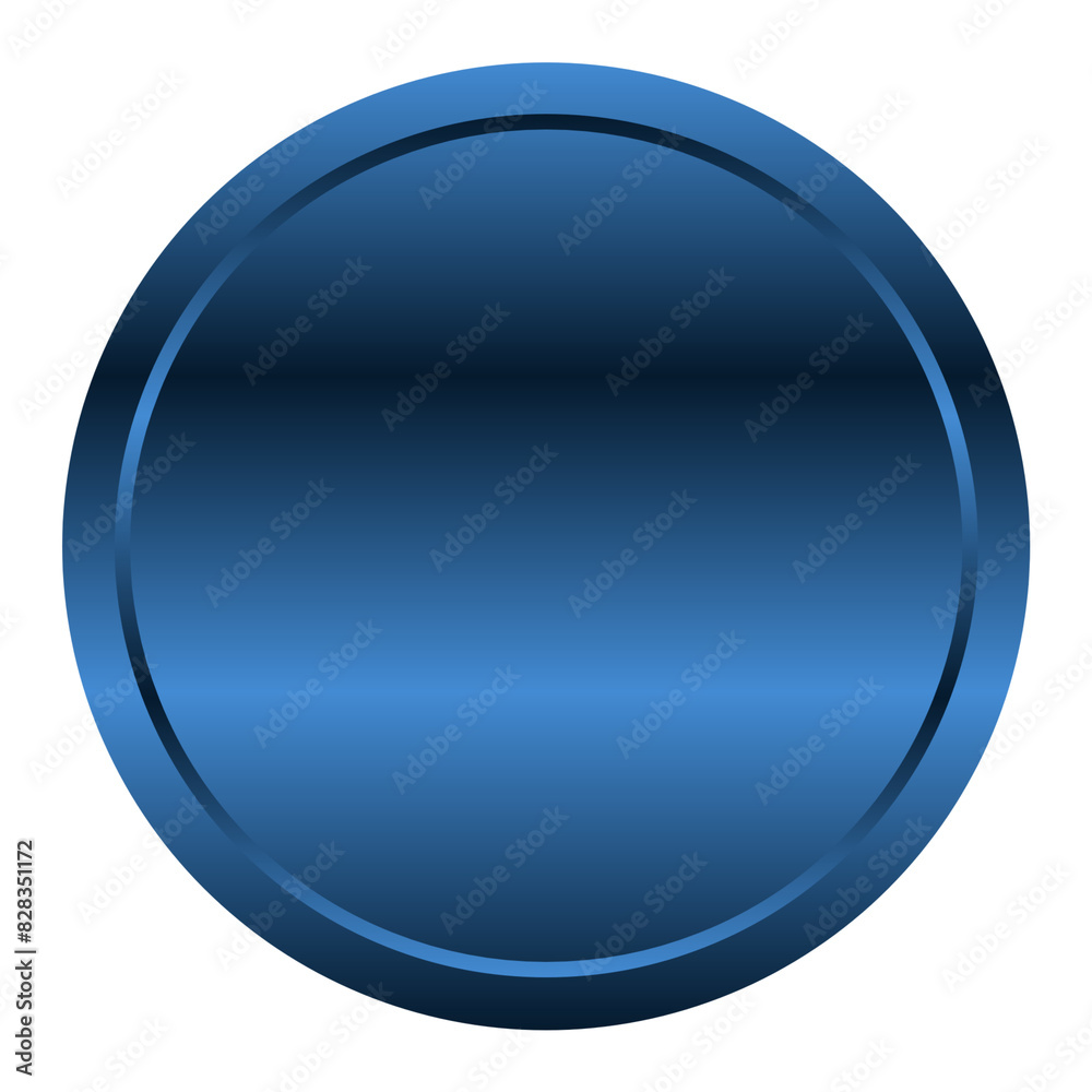 Dark Blue circle. Round blue shape on transparent background Dark Blue circle. Round blue shape on transparent background