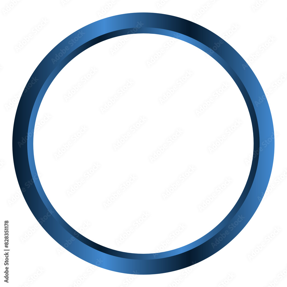 Blue frame on transparent background. blue round frame Blue frame on transparent background. blue round frame