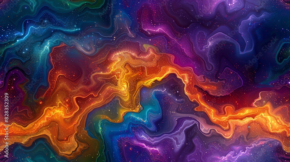 Fiery space wallpaper with swirling red, orange, and yellow flames and smoke against a dark blue starry sky Fiery space wallpaper with swirling red, orange, and yellow flames and smoke against a dark blue starry sky