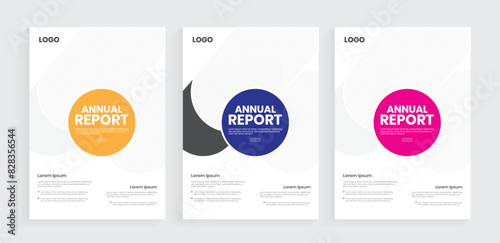Corporate identity book cover, business vector flier, brochure cover template, modern leaflet poster with editable file, annual report design.