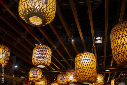 Lanterns in a restaurant in China