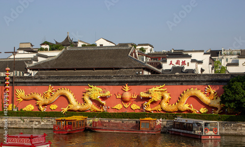 Dragons near Confucius Temple in Nanjing