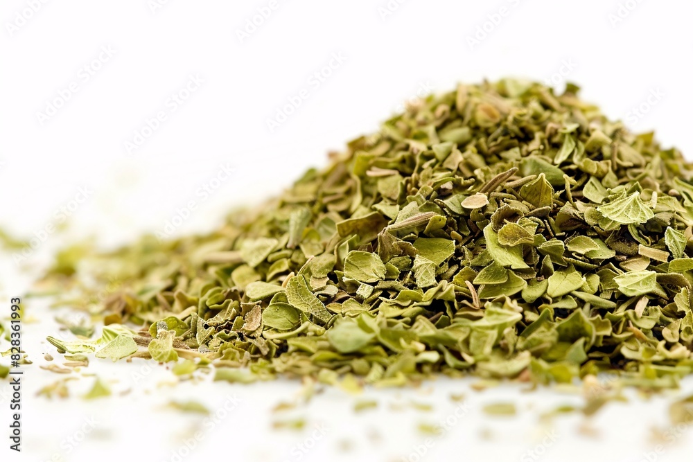 Pile of Fresh Mint Leaves