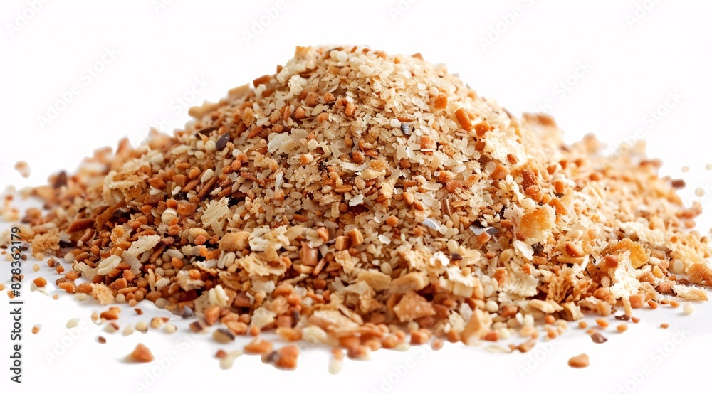 Bountiful Harvest: Pile of Crushed Nuts for Culinary Use Bountiful Harvest: Pile of Crushed Nuts for Culinary Use