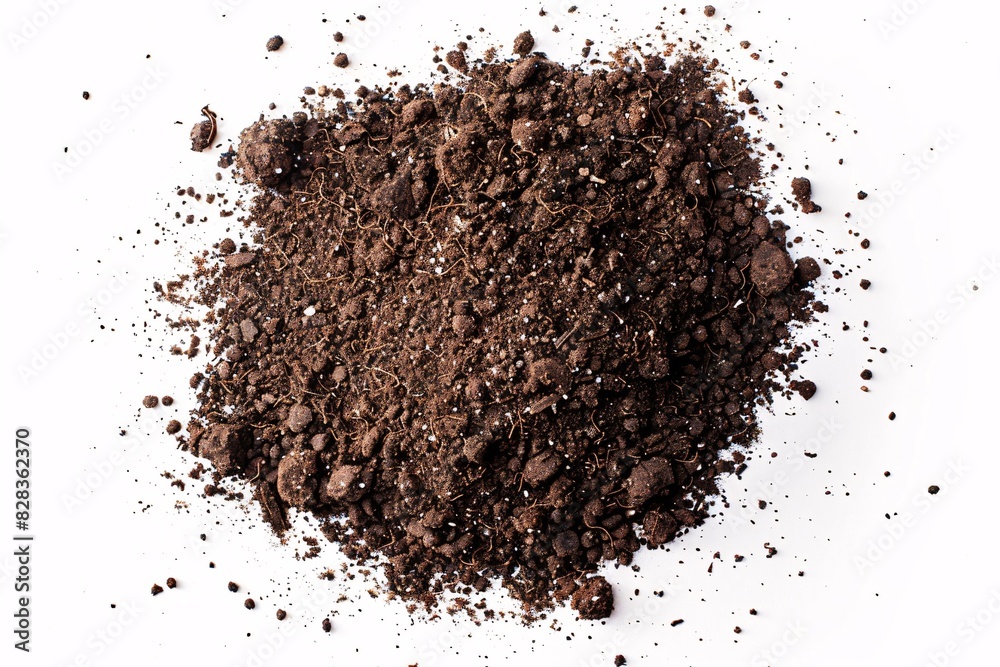 Microscopic Close-up of Dirt and Soil Microscopic Close-up of Dirt and Soil
