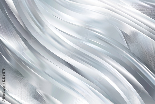Sophisticated gradient dynamic lines in shades of platinum and silver exuding elegance.