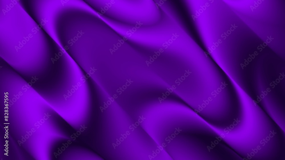 Fototapeta premium Wavy Vibrant Violet Abstract Background
