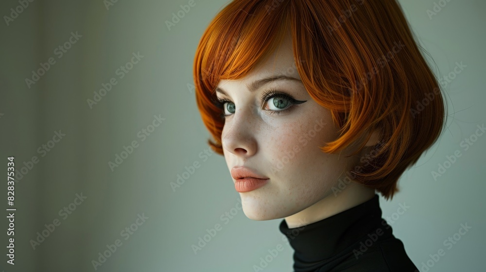 Close Up of Woman With Red Hair Close Up of Woman With Red Hair