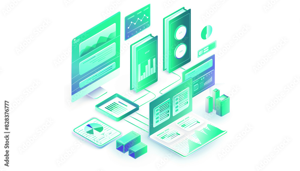 Create a infographic illustrating with folders on Create a infographic illustrating with folders on