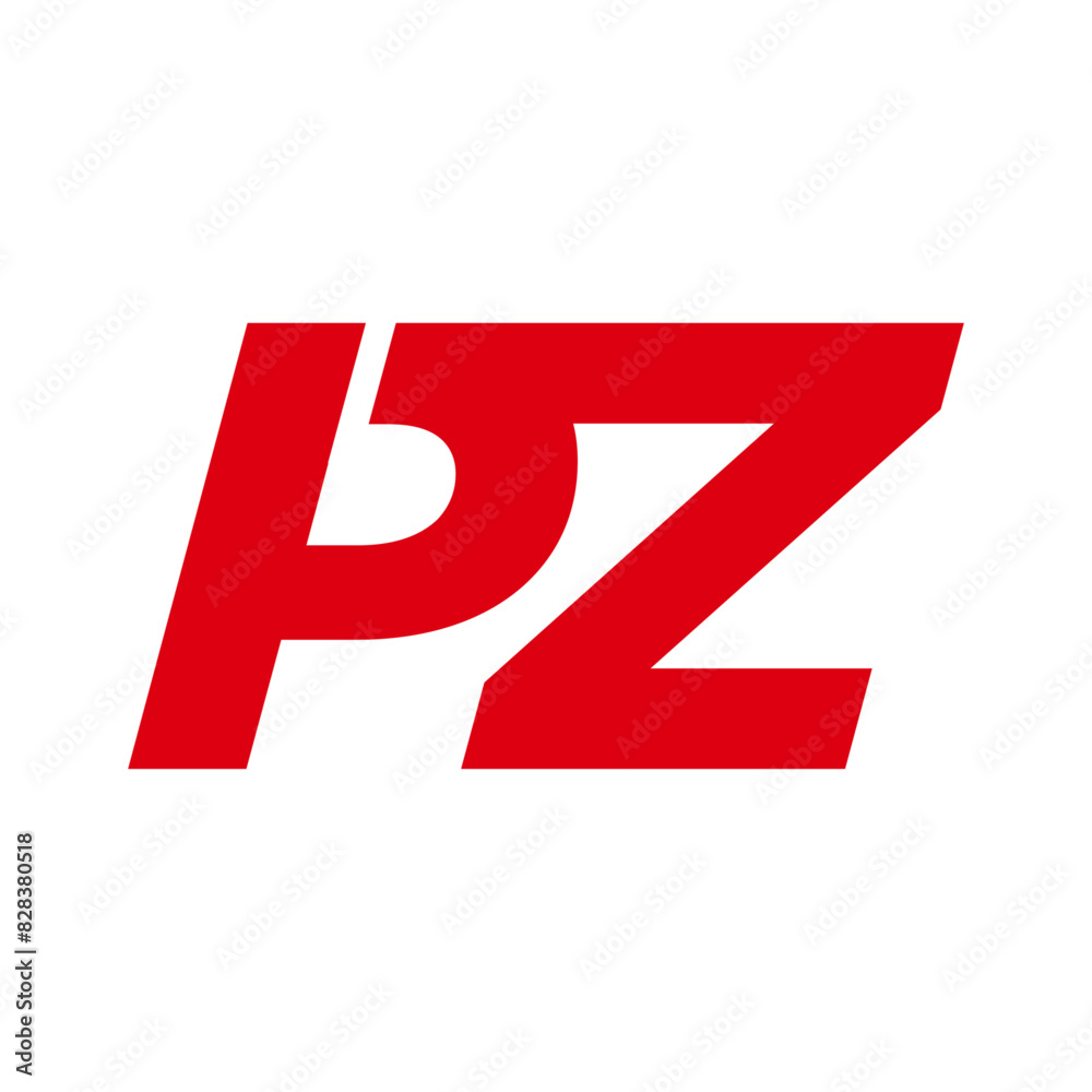 Obraz premium PZ monogram