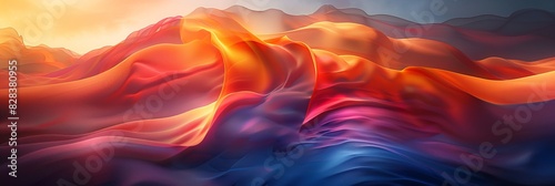 Vibrant Abstract Background for Creative Projects Generative AI