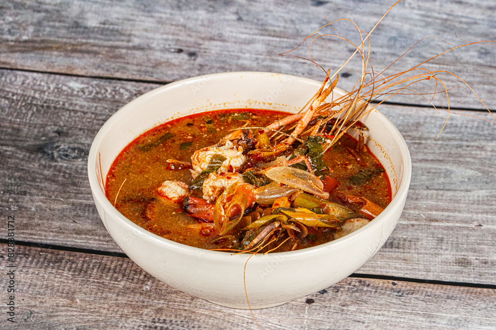 Thai traditional cuisine - Tom Yum soup Thai traditional cuisine - Tom Yum soup