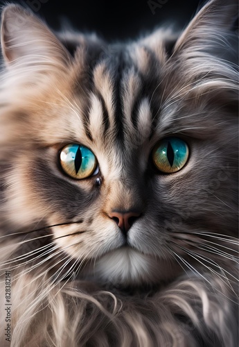 Stardust Guardian: A Cat Woven from Starlight