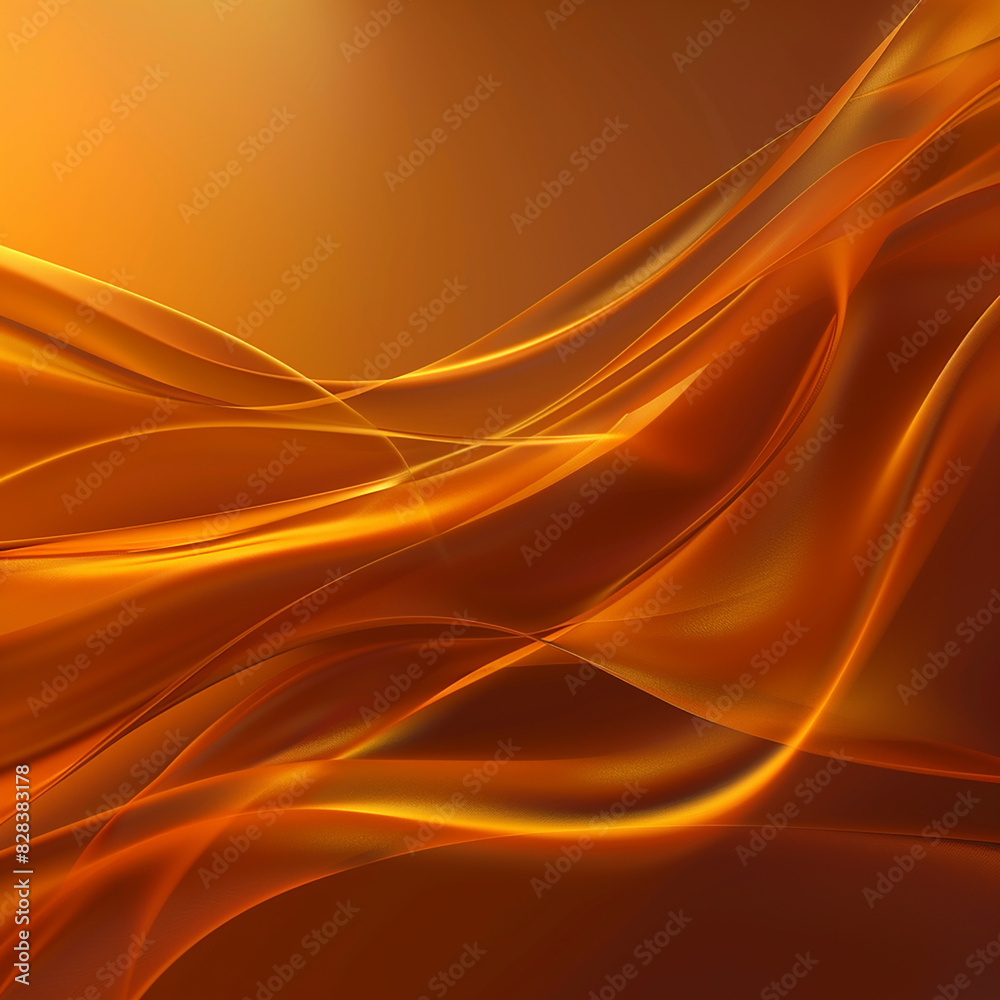 Fototapeta premium 3d rendered photos of orange simple plain background made with generative AI