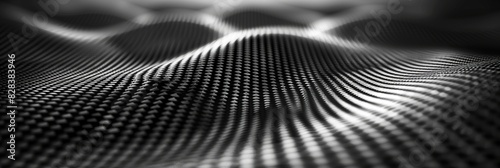 Futuristic Carbon Fiber Texture Background for Tech Designs Generative AI
