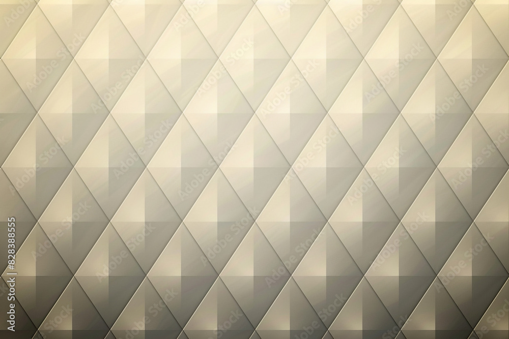 Obraz premium Ivory geometric diamond pattern, elegant with a muted gradient backdrop.